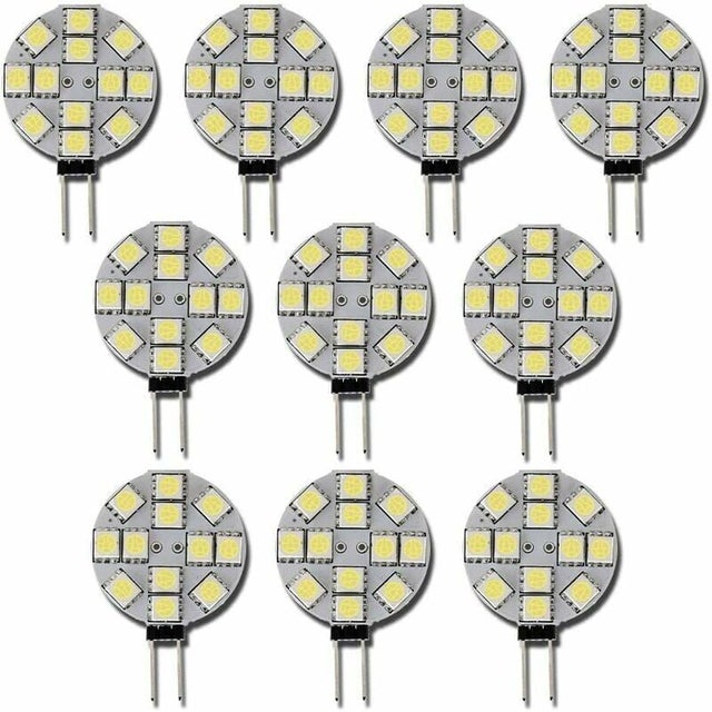 10 Portalampadine G4 In Ceramica Con Cavo 20 Cm | AC/DC 12-30V Per Lampade LED E Alogene - 2