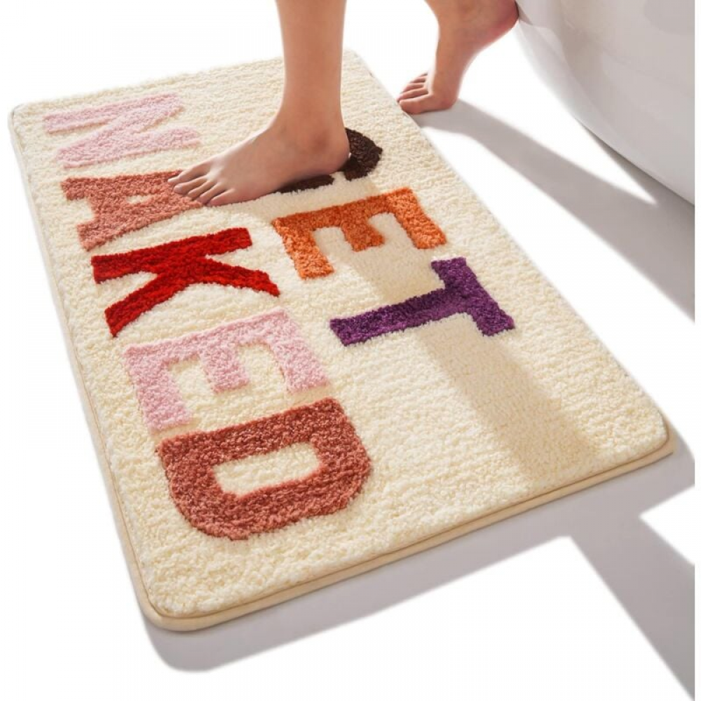 1 tapis de bain rose, 40 x 60 cm, antidérapant Super absorbant, lavable en machine Convient pour la salle de bain, la douche et la baignoire