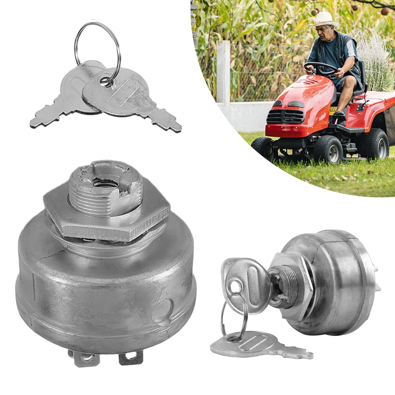 12v Interrupteur de Démarrage du Moteur du Tracteur Universel, Clé à 5 — free download
