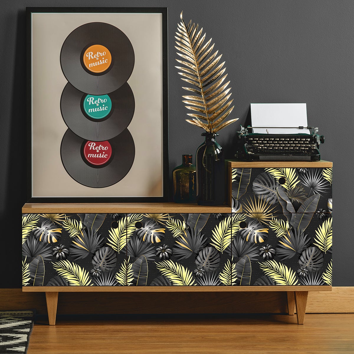 Adesivo mobili tropicale santa cruza - Sticker adesivo - adesivi murali - 60x90cm - 4