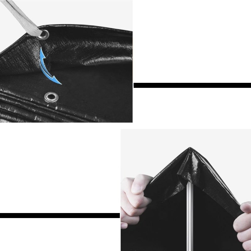 Bâche extérieure en PE résistante à l'usure, toile pare-soleil thermo-isolante, toile imperméable et résistante au soleil, 3*3 mètres - 8