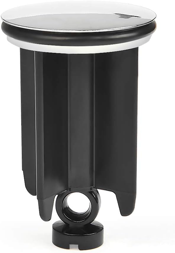 Korek do zlewu ⌀ 40 mm, regulowany na wysokość, do łazienki, uniwersalny korek do zlewu - czarny