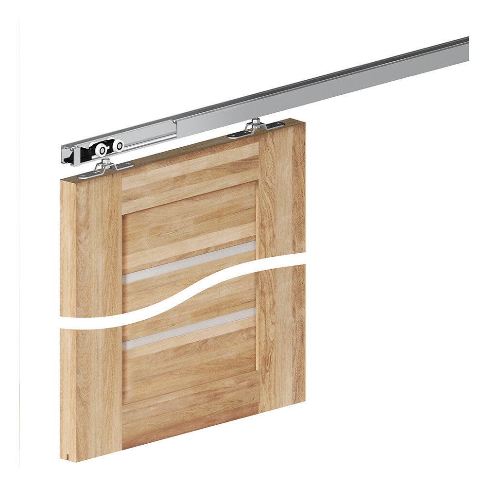 Système coulissant SLID'UP 170 pour 1 porte jusqu'à 900 mm - rail 1,8 m - 120 kg - 7