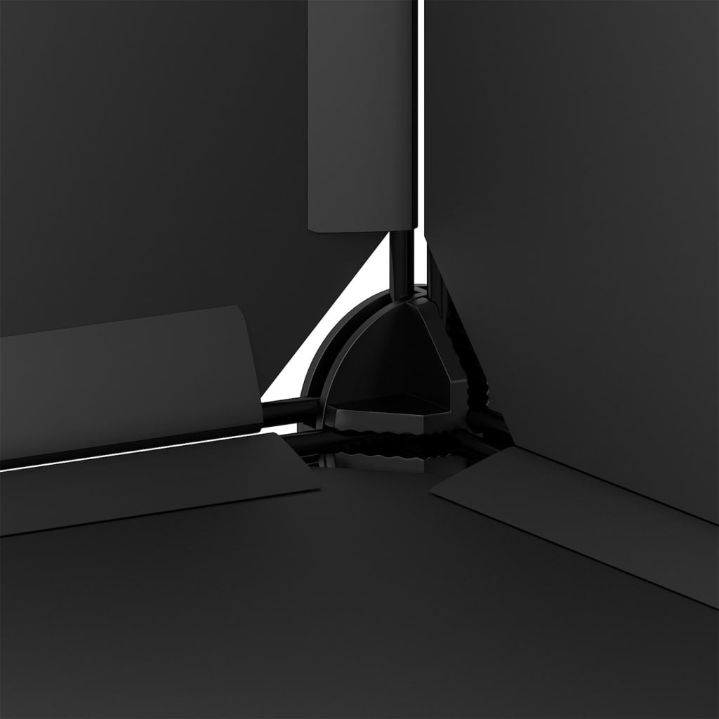 Estante cúbica com 12 compartimentos em PP preto – ComfortXL - 7