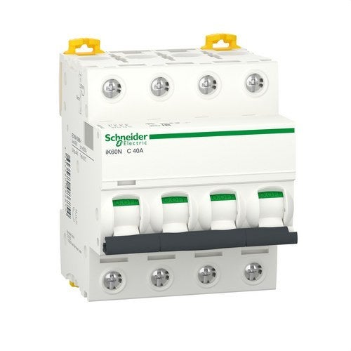 Disjoncteur magnétothermique IK60N 4P 40A Courbe C Courbe C 6kA