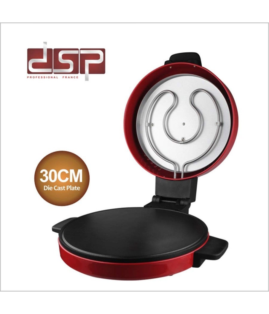 Trade Shop - Forno Cuoci Pizza Elettrico Cucina Regina Fornetto Doppia Cottura 1800watt 30cm - - 9