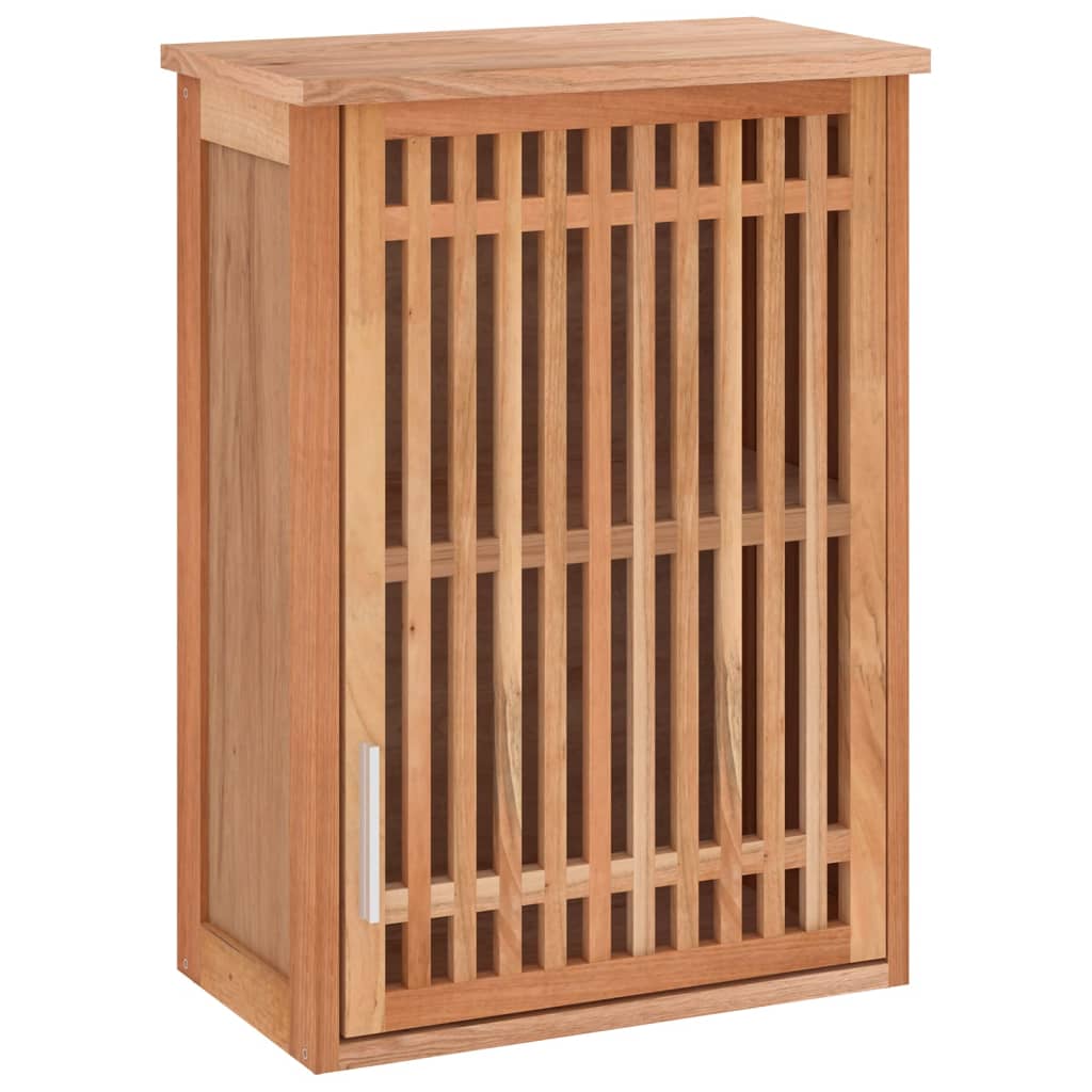 Armoire de salle de bain 66x29x61,5 cm Bois massif de noyer - Meuble De