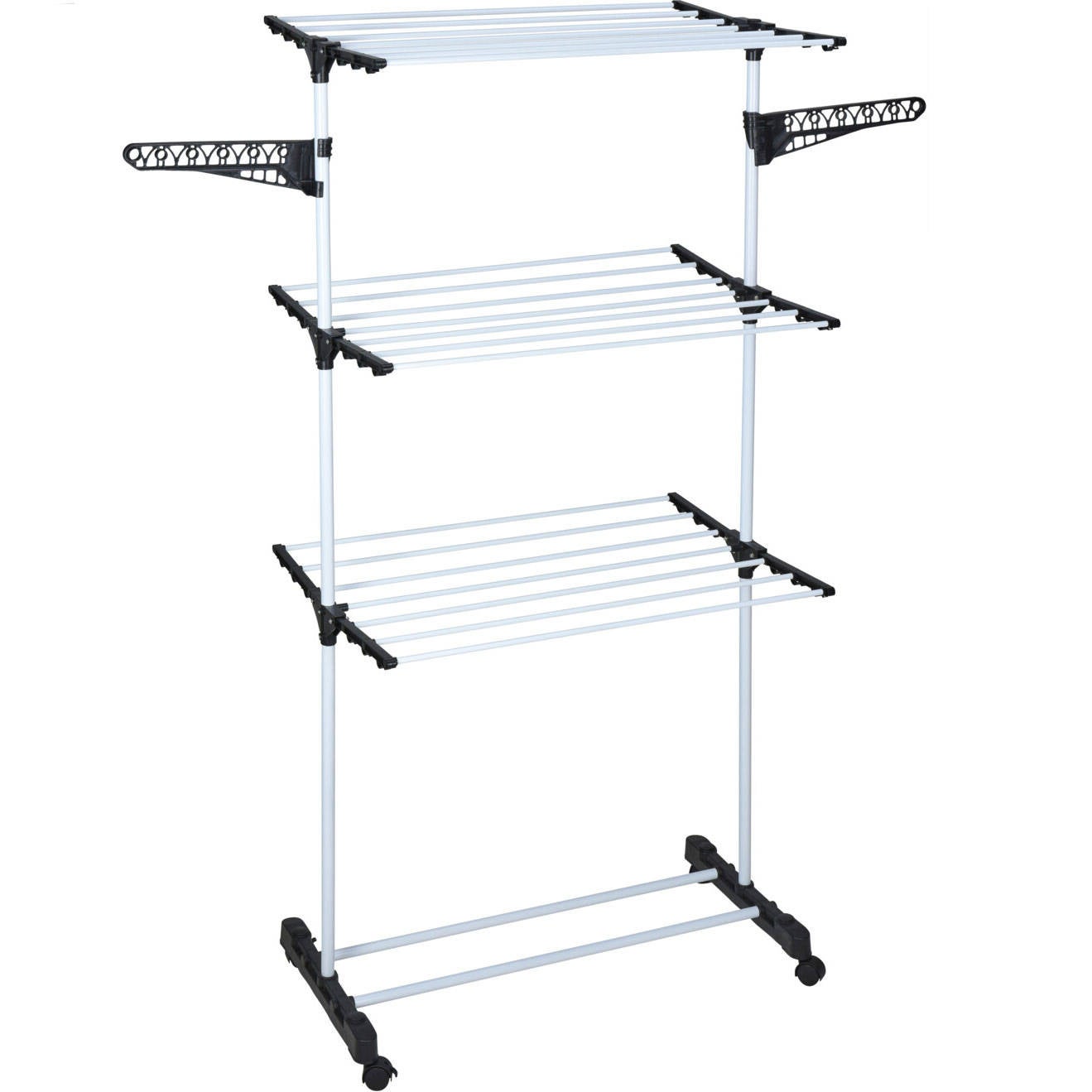 Bathroom Solutions  Tendedero De Pie 80X57x165 Cm Plateado , Leroy Merlin