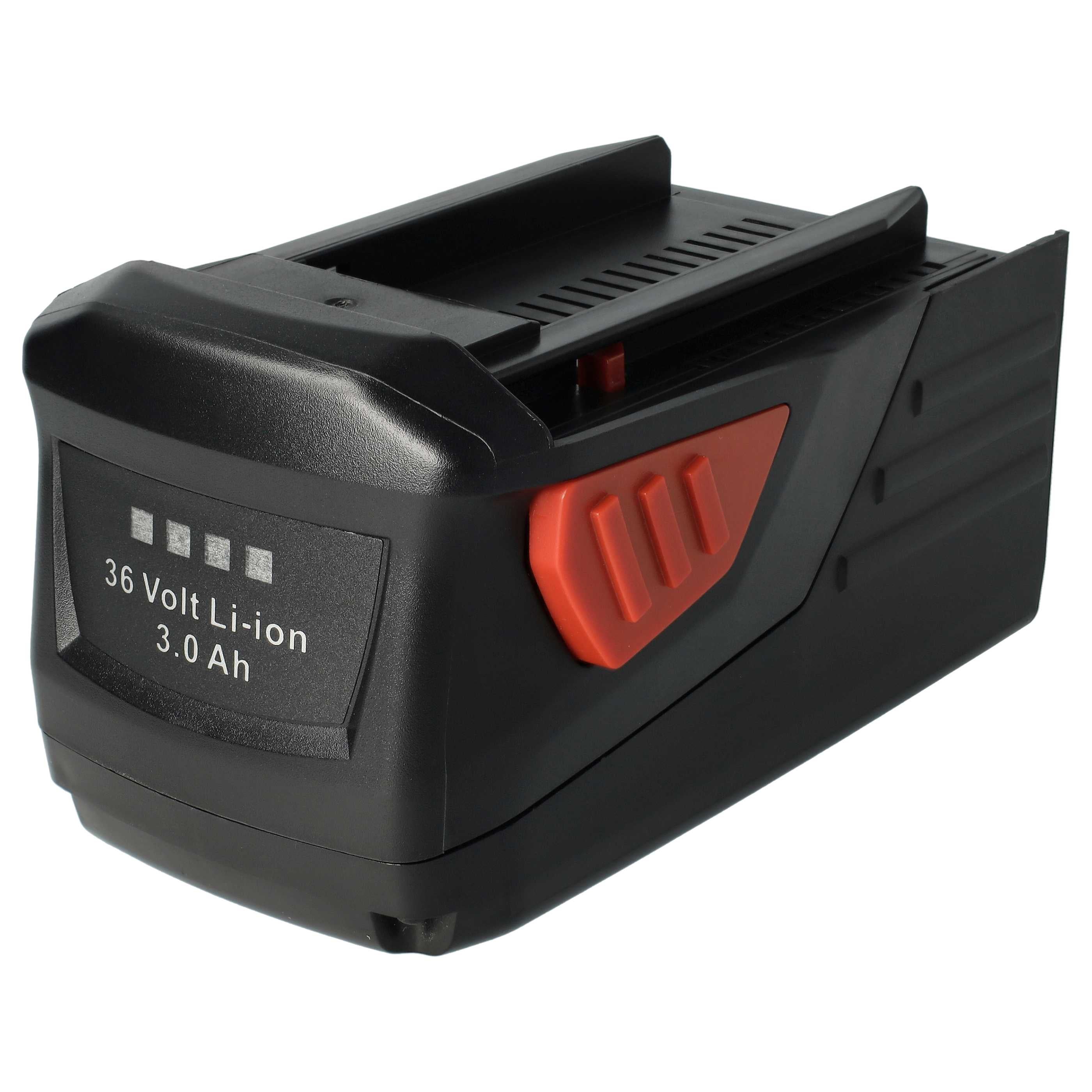 vhbw Batterie compatible avec Hilti TE6-ALi, TE6-A36, TE 6-A36 AVR, TE 500-A36, CPC 36V outil électrique (3000 mAh, Li-ion, 36 V) - 2