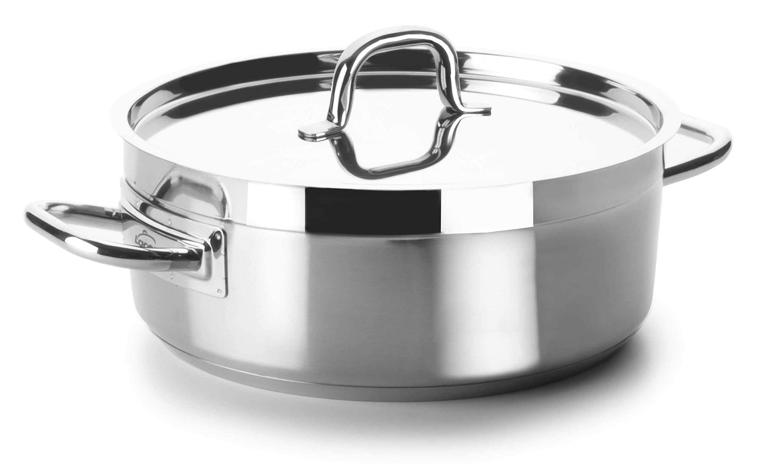 Tapa Volteadora Para Tortillas De Acero Inoxidable De 30 Cm - Ideal Para Calentar Y Servir Fácil