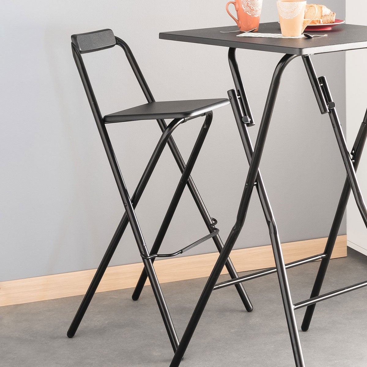 Chaise de bar pliante 