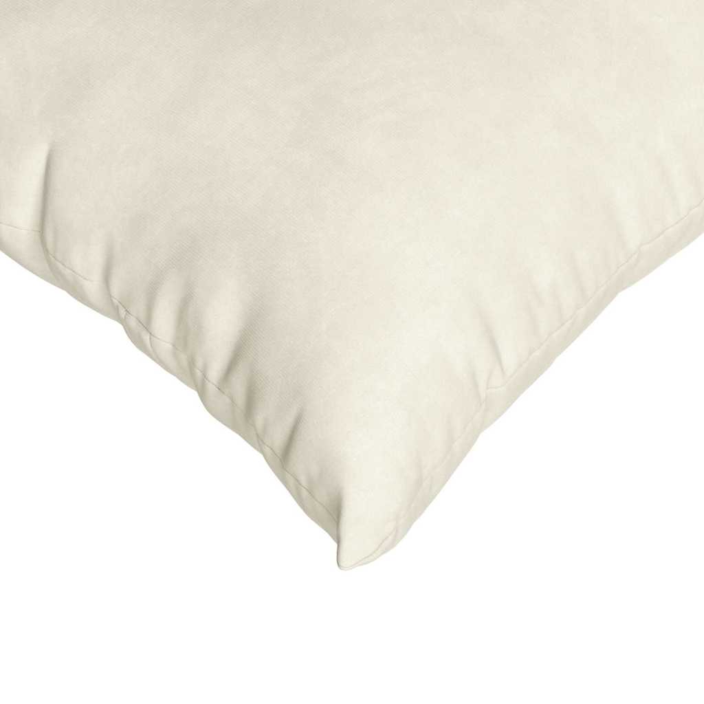 vidaXL Coussins de canapé 2 pcs Crème 50 x 30 cm - 7