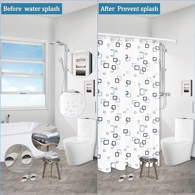 Tenda da doccia floreale acquerello Tenda da bagno con fiori