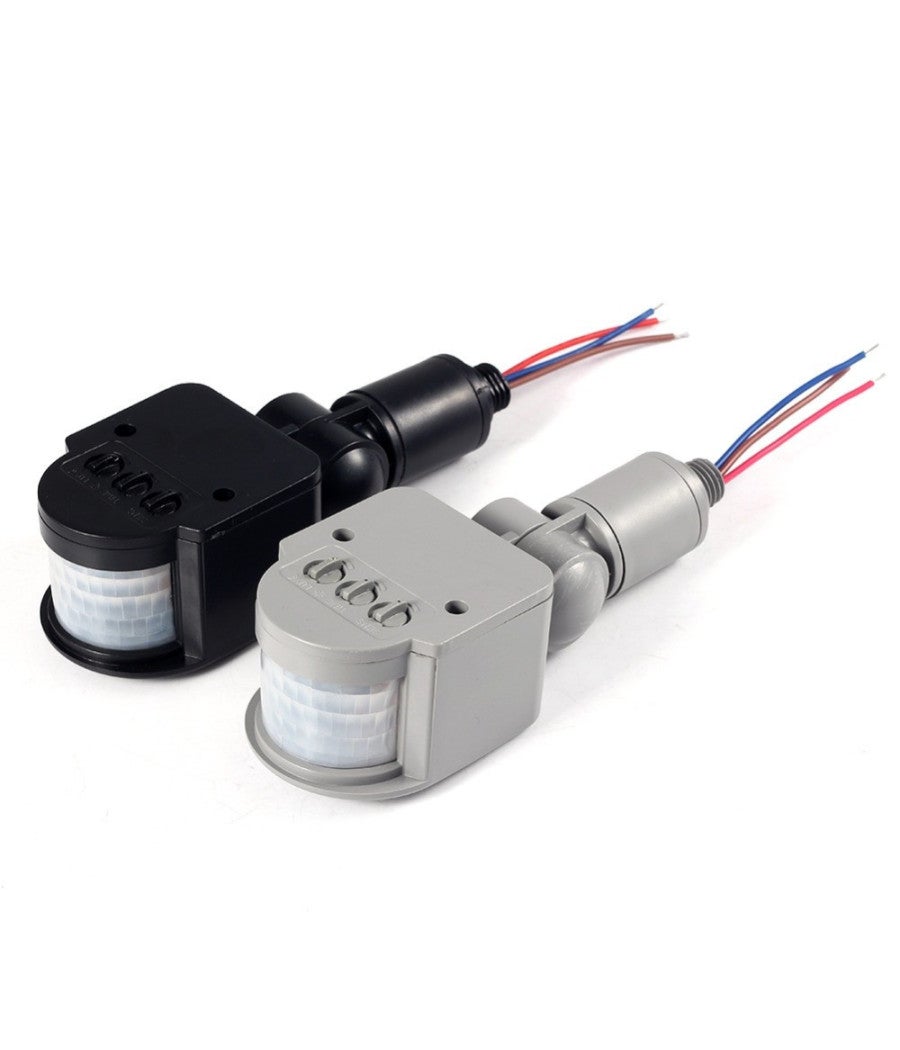 Sensore PIR Rilevatore Movimento - 12m Portata, 180° Angolo, Regolabile, Per Luci LED E Antifurti - Foto 7