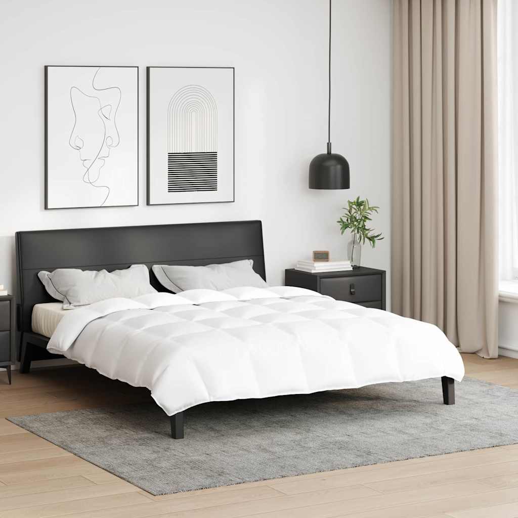 Kołdra Biały 260 x 220 cm Pióra vidaXL