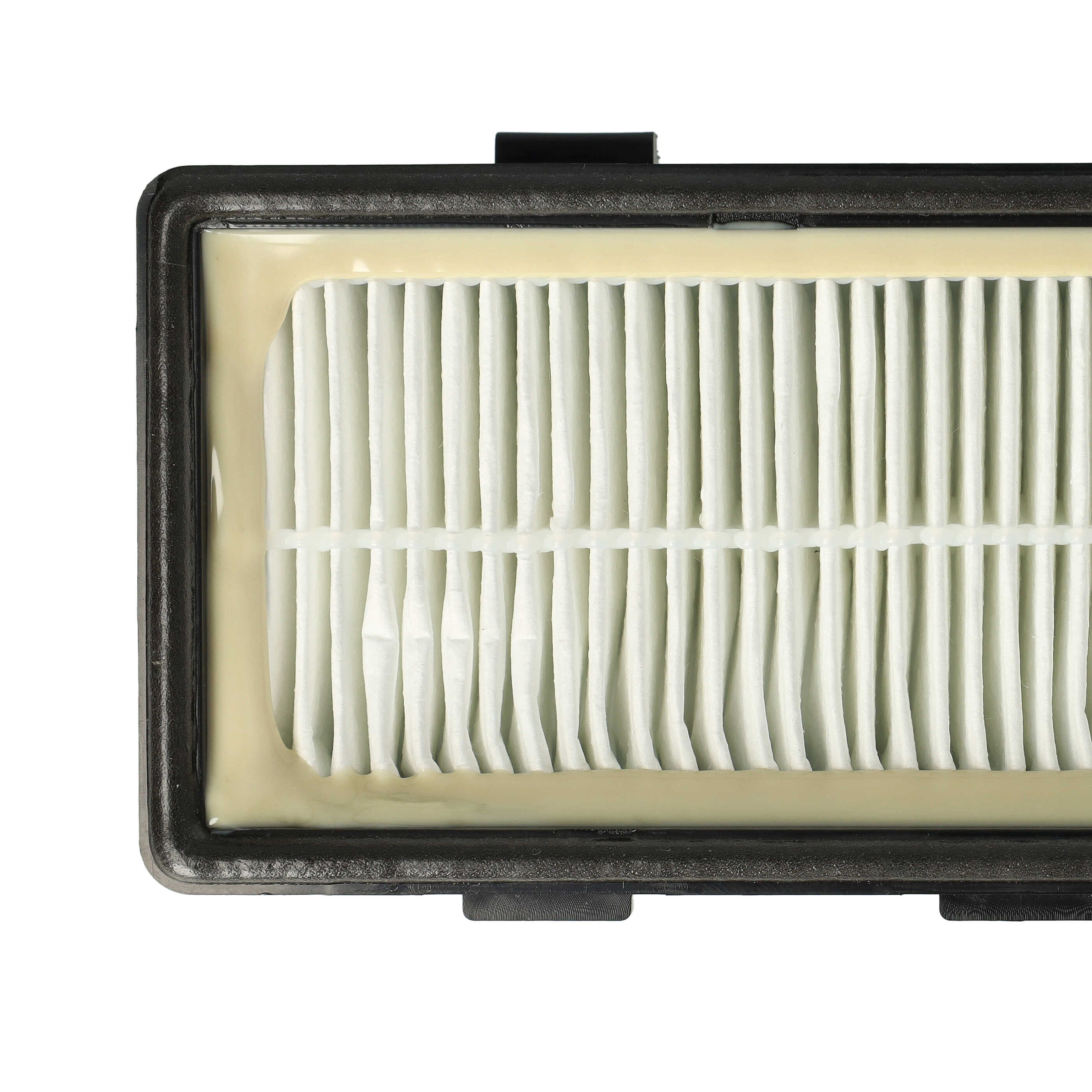 vhbw 1x filtre compatible avec Kärcher T15/1+ESB28 Prof., T15/1 HEPA+ESB 28, T 15/1 HEPA aspirateur - Filtre HEPA noir / blanc - 4