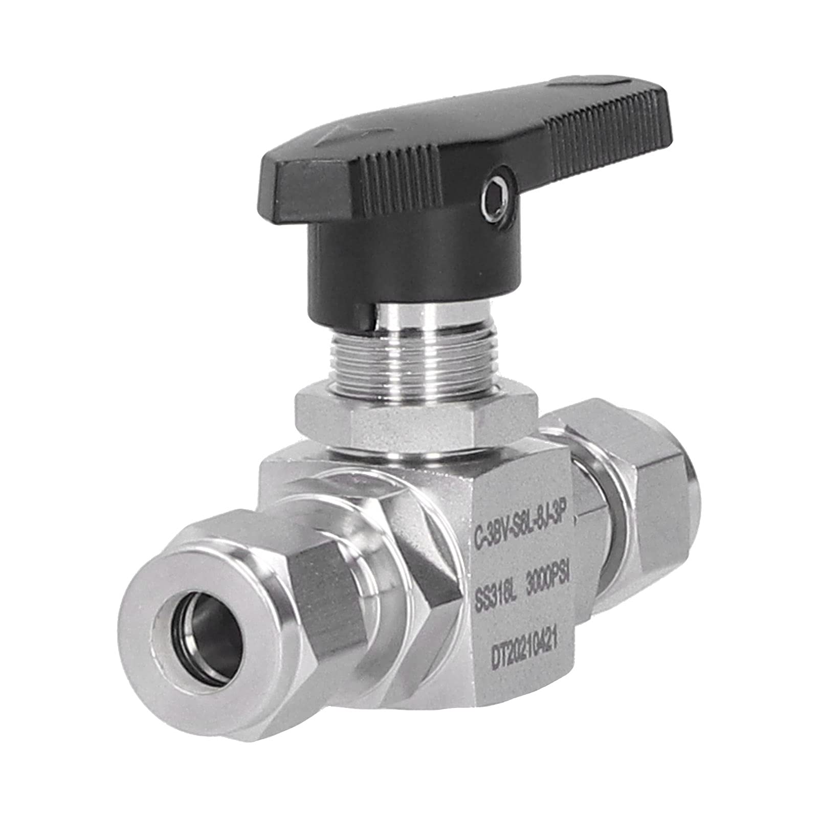 Robinet à Bille Sphérique Inox 304 - Raccord Cannelé 8 à 25mm - DN15 DN20 - Robinet Vidange Bidirectionnel