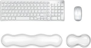 Tappetino Mouse Antiscivolo Tappetino Mouse Ergonomico Con Poggiapolsi - Memory Foam Antiscivolo