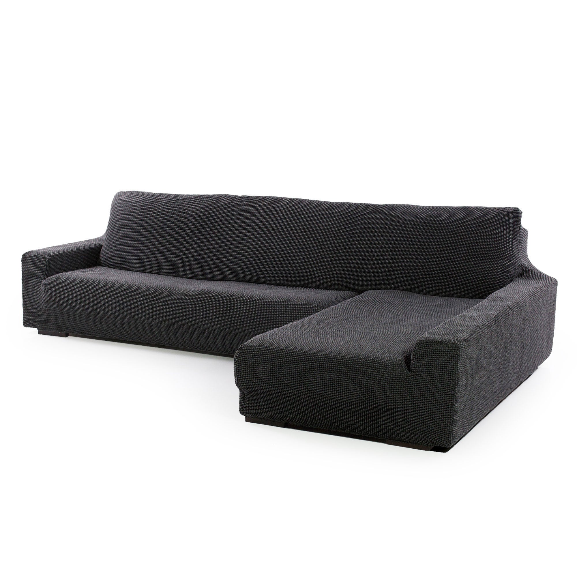 Housse pour chaise longue accoudoir court droit Hosteline OLIMPO Noir 48 x 29 x 14 cm