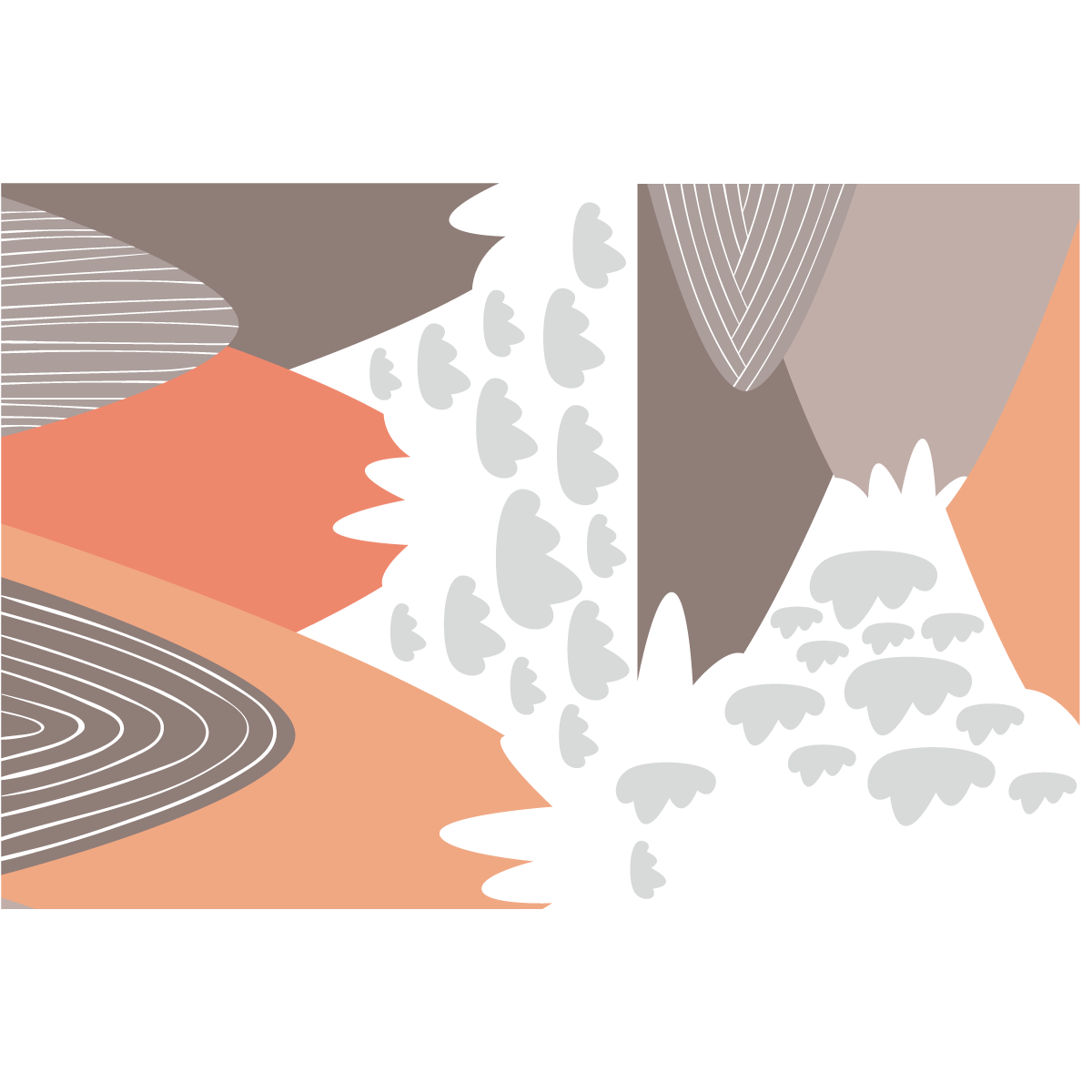 Adesivo bambino di montagna scandinavo franscika - Sticker adesivo - adesivi murali - 80x120cm - 2