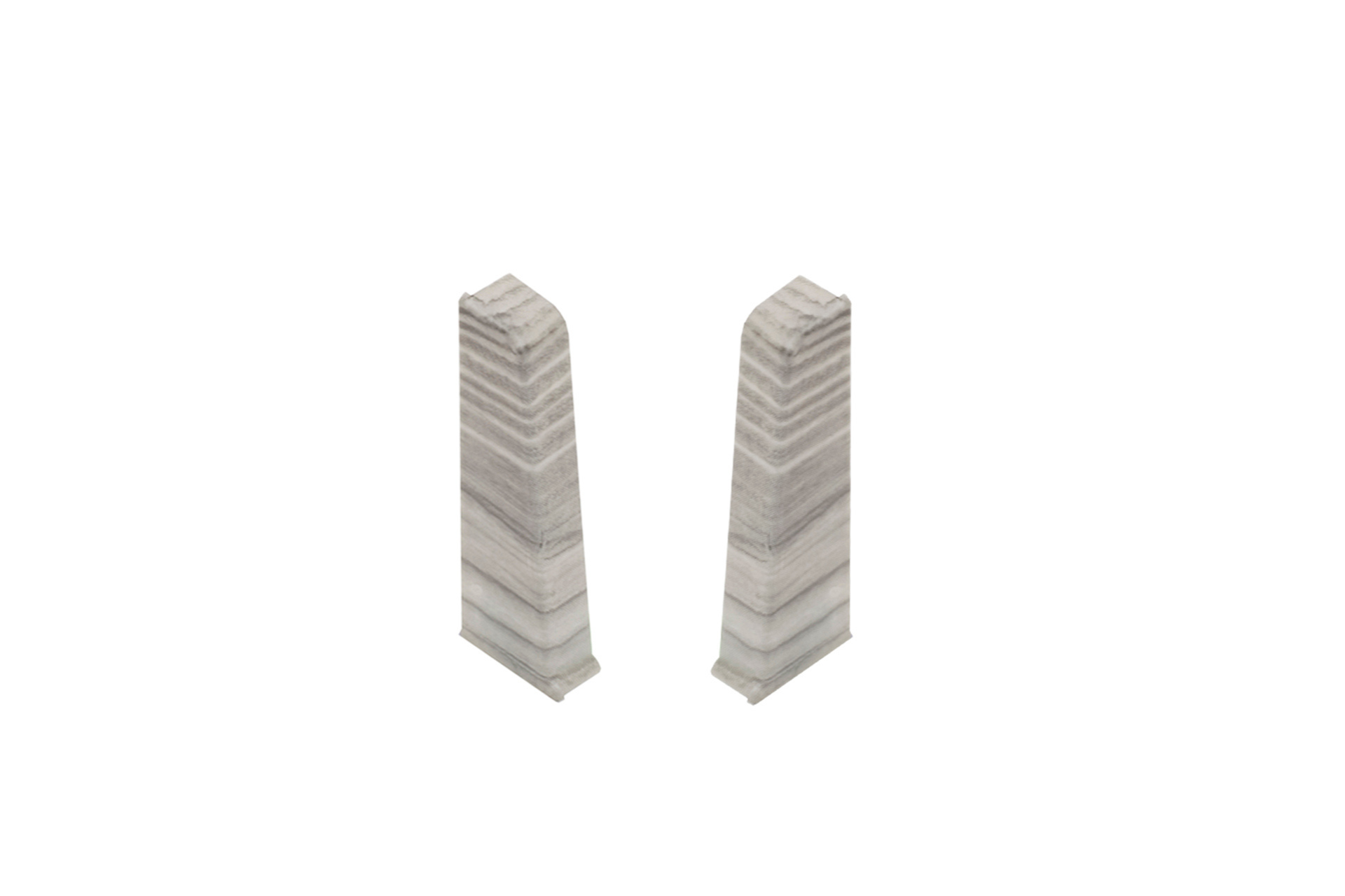 Zaślepki do listwy przypodłogowej Cezar60 20x60mm 1kpl=2szt(L+P) Cezar Wiąz Amaranta Mat