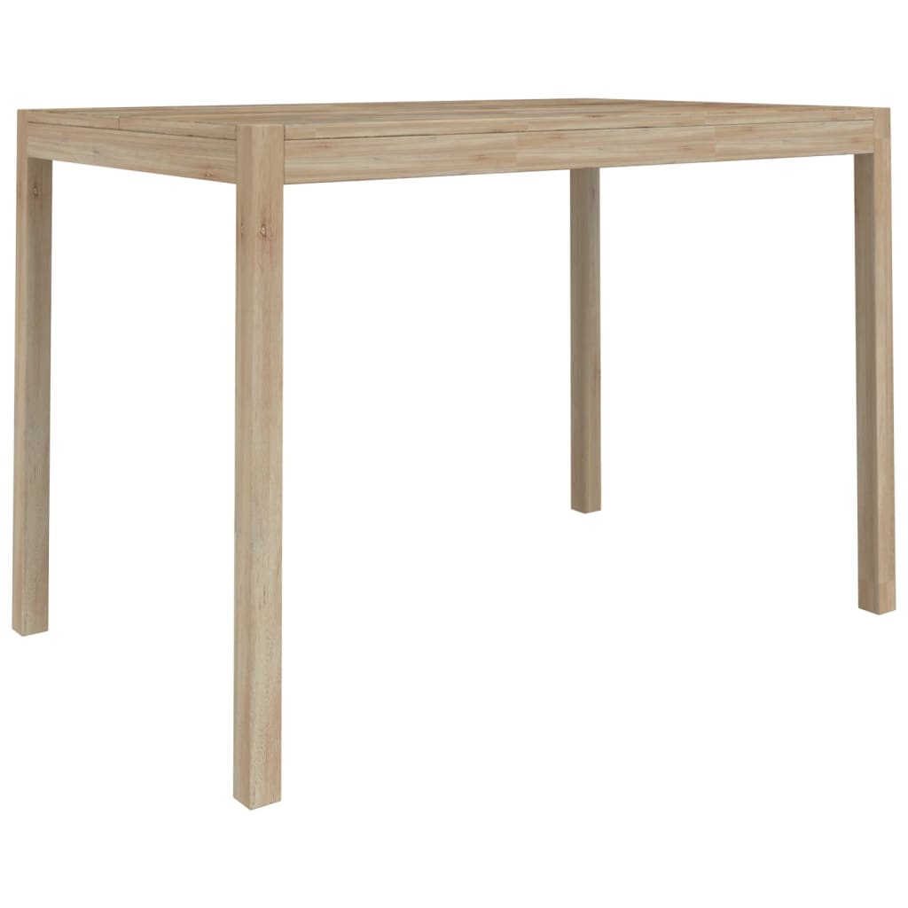 Tavolo da Pranzo 110x50x76 cm Legno Massello di Acacia