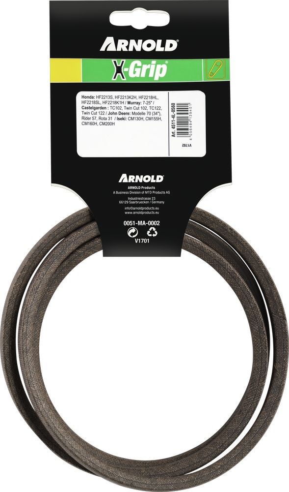 Courroie trapézoïdale X-Grip V de type 4L560 - 4