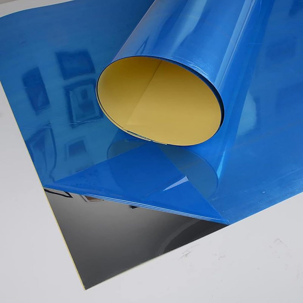 Feuilles de miroir flexibles, 50 x 150 cm, autocollants muraux, autocollants sans verre, pour décoration murale, 0,2 mm d'épaisseur - 2