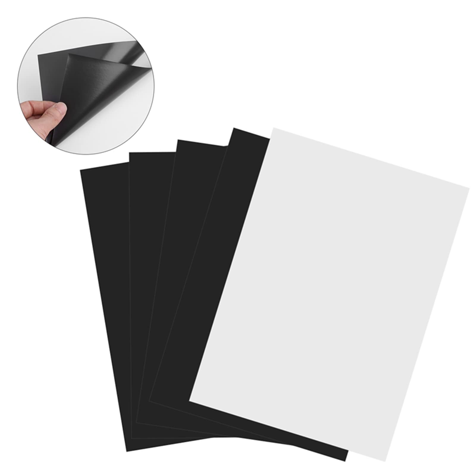 5 unidades A4 folha de impressão magnética flexível para impressão a jato de tinta ímã de papel fotográfico - 2