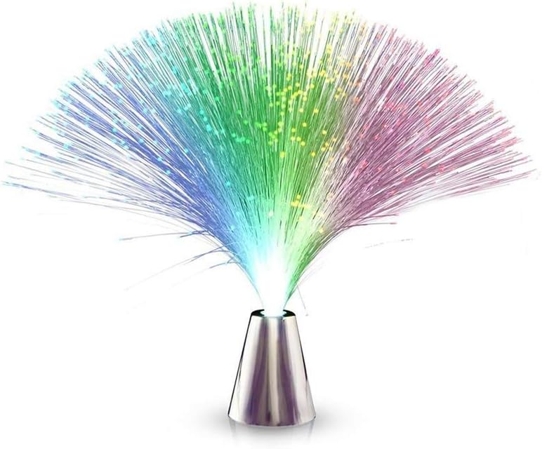 Lampa światłowodowa LED 7 kolorów – Magiczna, zmienna lampka nocna, romantyczna atmosfera w domu