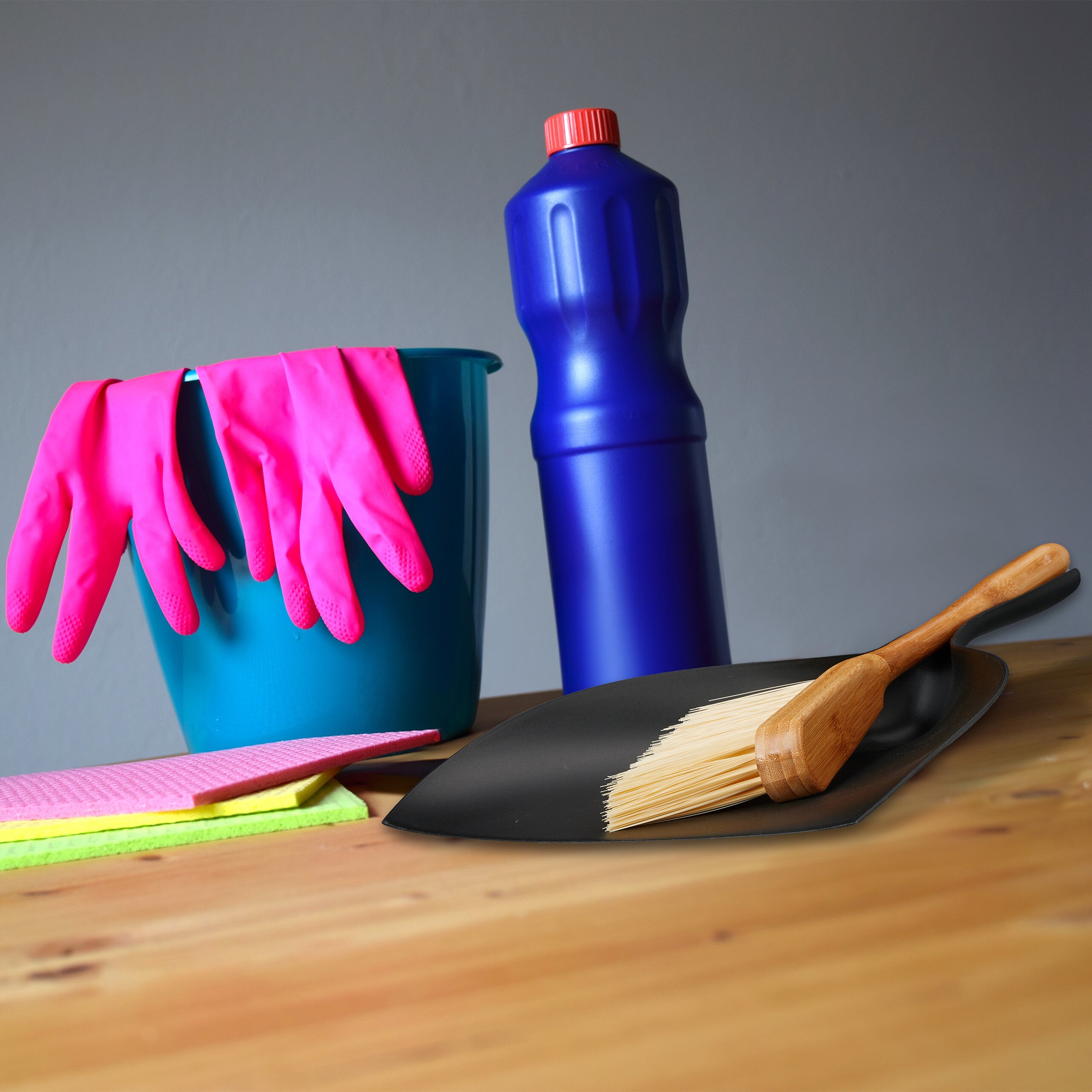 Set Scopetta E Paletta Relaxdays - In Bambù E Plastica Per Pulizia Casa, Campeggio E Auto, 36x25x6 Cm - Foto 11