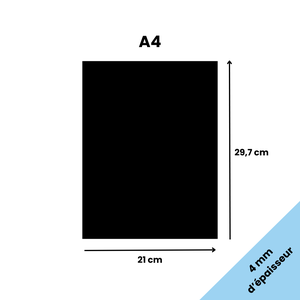 Lot De 4 Plaques Acrylique Transparentes 3mm A3 - 29,7 X 42 Cm Pour Cadres Et DIY