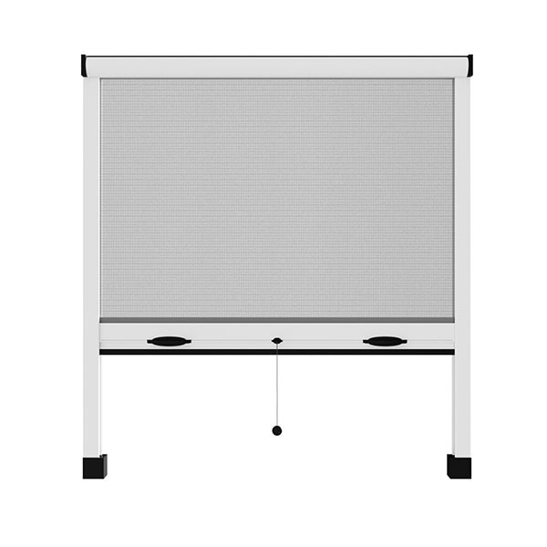 Mosquiteras Enrollables Sin Taladrar Color Blanco 100x115 - Cortinadecor