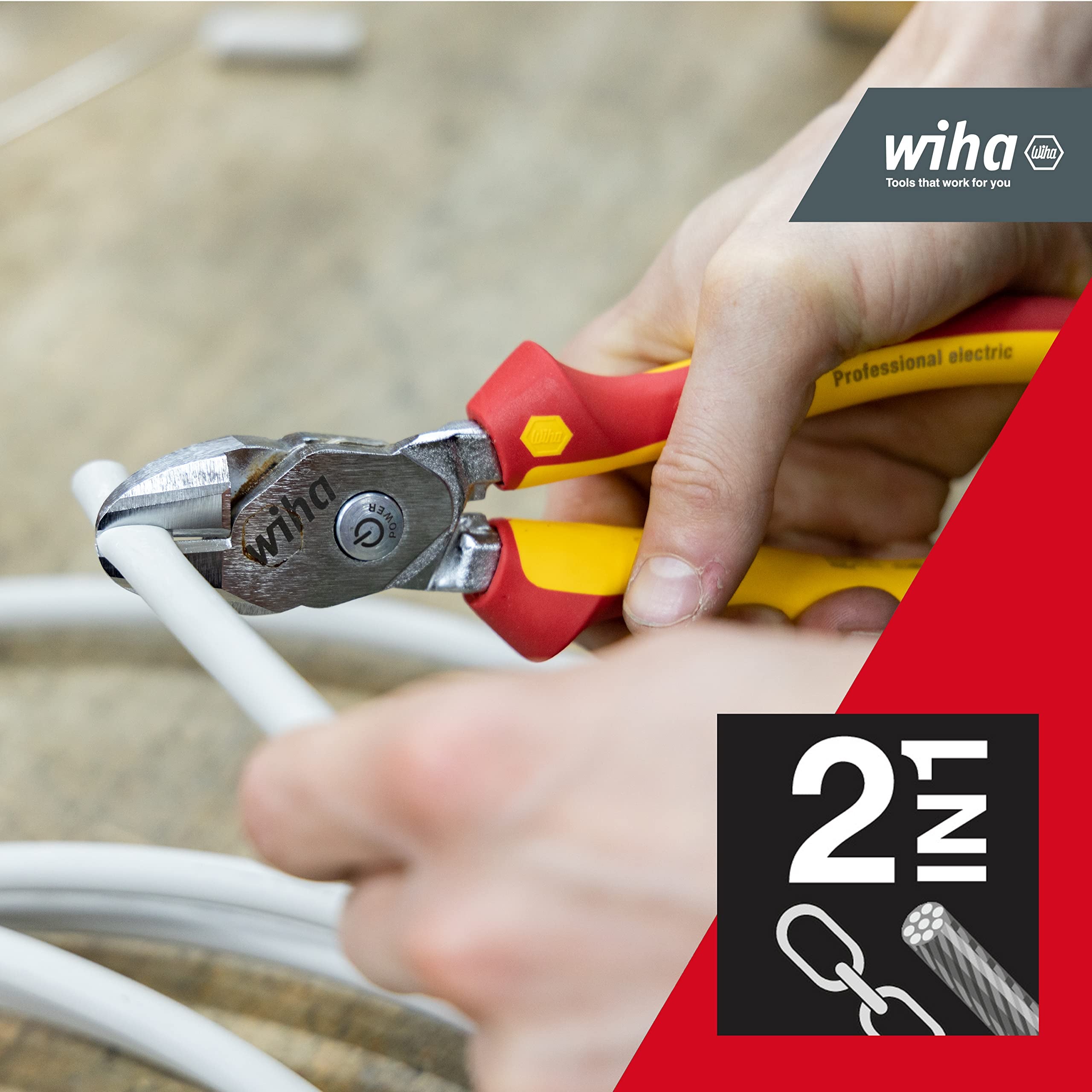 Wiha Pince coupante diagonale à hautes performances BiCut® Professional avec DynamicJoint® commutable (38984) 200 mm - 5