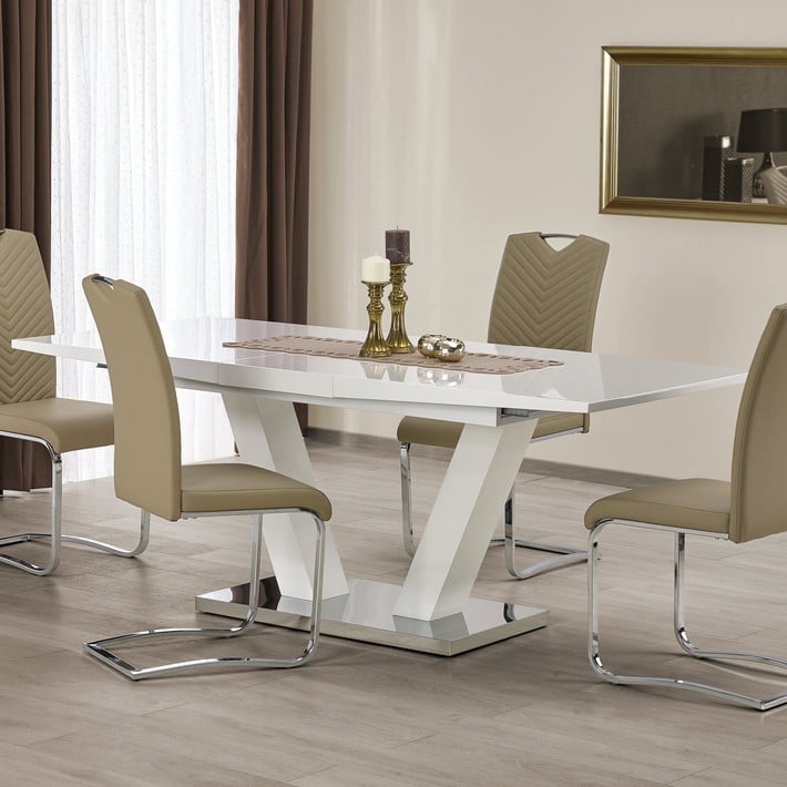 Mso  Mesa De Comedor En V Vlada Blanca , Leroy Merlin