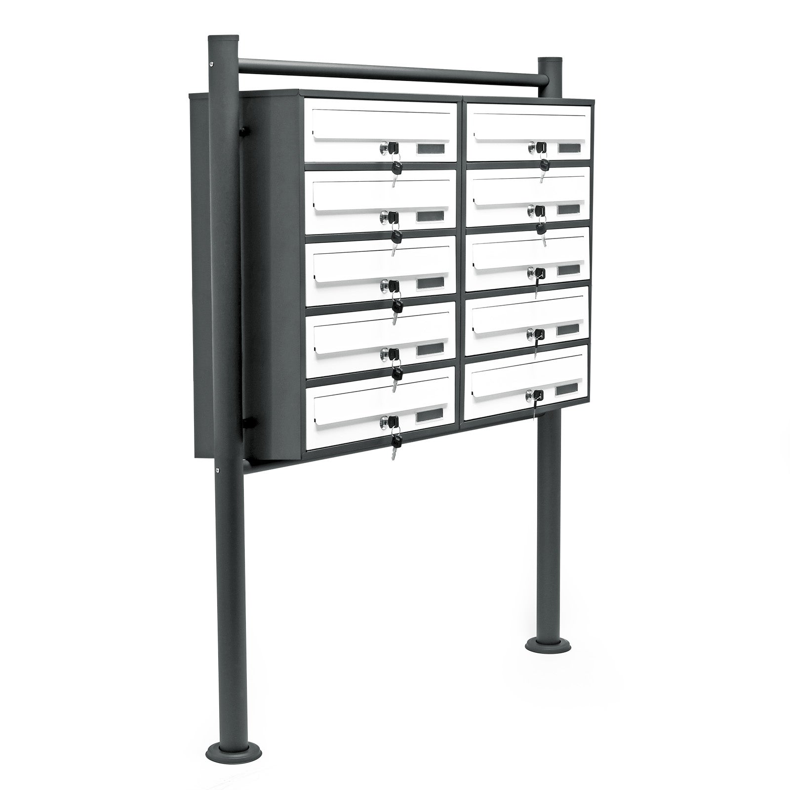 Scatole Postali 18x18x2 Bianche ECT-32B – 50 Pezzi, Facili Da Montare