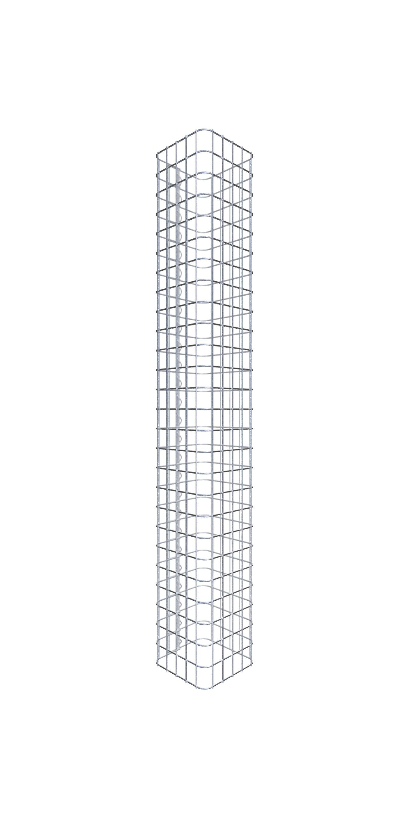 Kolumna gabionowa 27 x 27 cm MW 5 x 5 cm kwadratowa - Wysokość: 1,30 m