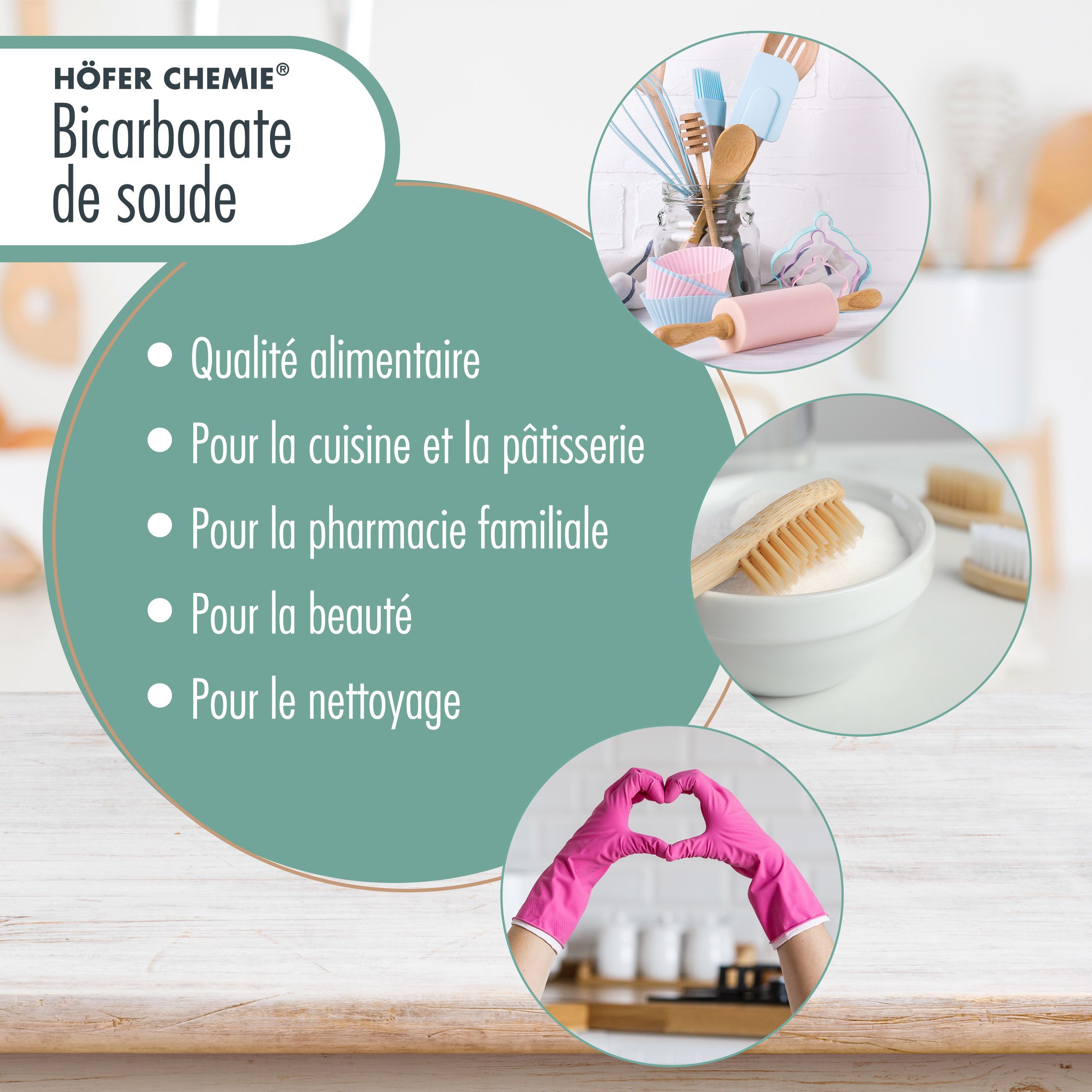 1 x 1kg de Bicarbonate de soude - 5