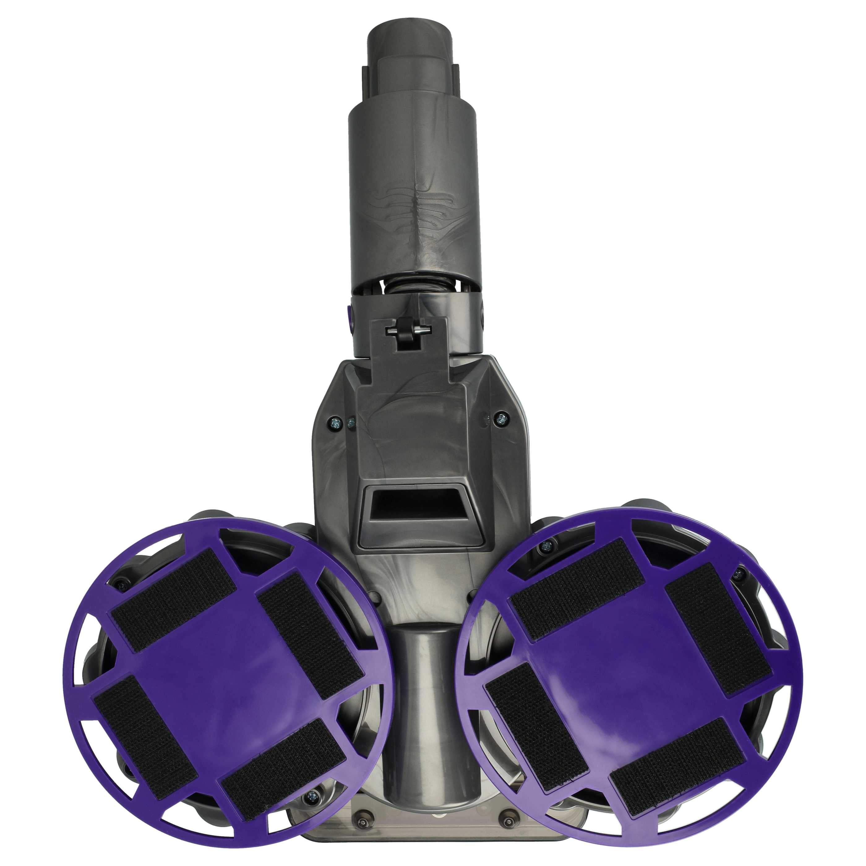 vhbw Tête de balai électrique compatible avec Arnica Bora 3000 aspirateur - Embout pour serpillère - 4