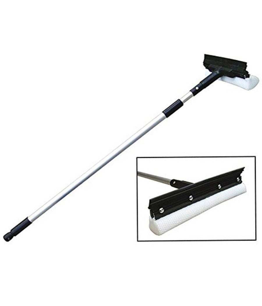 Raschietto Per Vetri OXO Good Grips - Acciaio Inox Con Manico Ergonomico Antiscivolo Raschietto Per Finestre