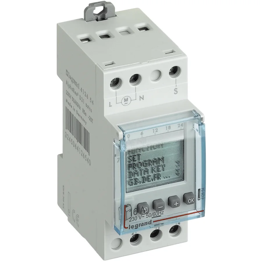 D21A PROGRAMADOR ASTRONÓMICO DIGITAL CANAL 16A 1P 2M 250V AC