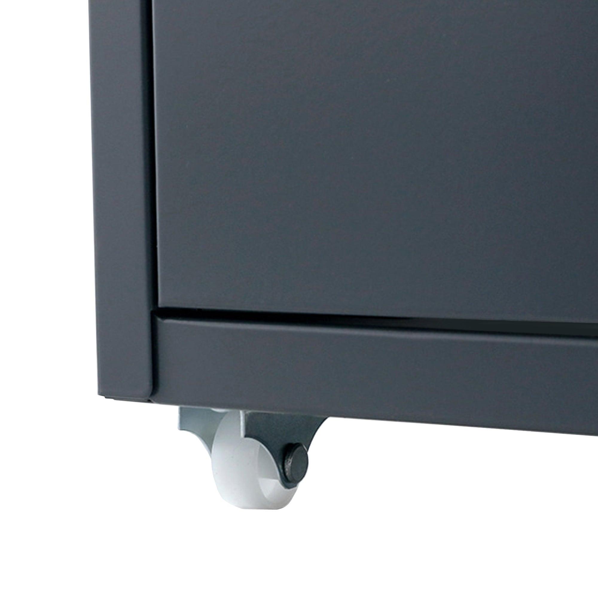 Caisson de bureau à roulettes Kökar acier 48 x 28 x 41 cm gris [en.casa] - 7