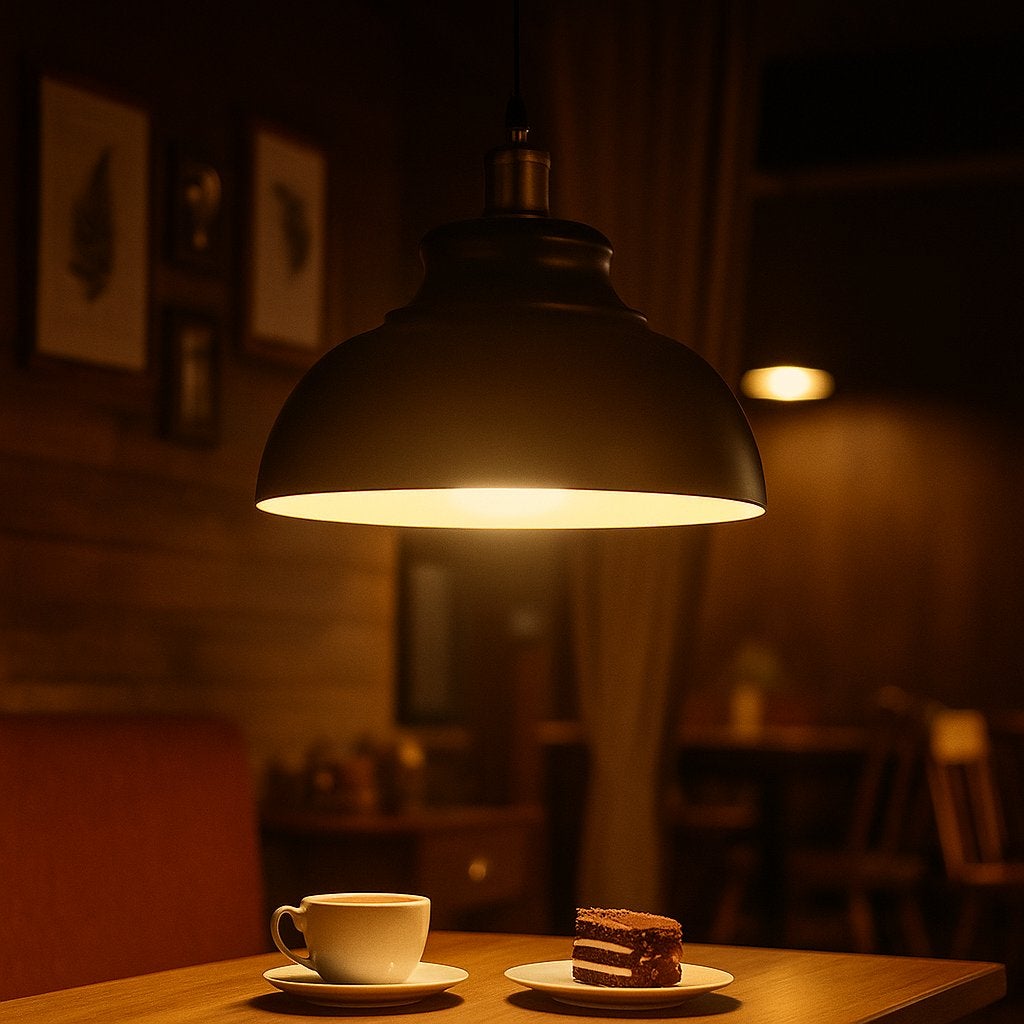 Lampa wisząca sufitowa Flara E27 135 cm IP20 czarna miedziana MasterLED - 5