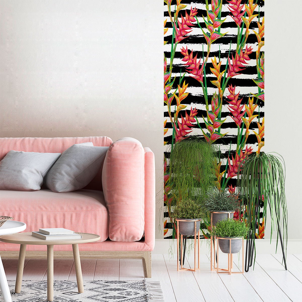 Adesivo carta da parati tropicale Santa Cruz - Sticker adesivo - adesivi murali - 40x40cm - 5