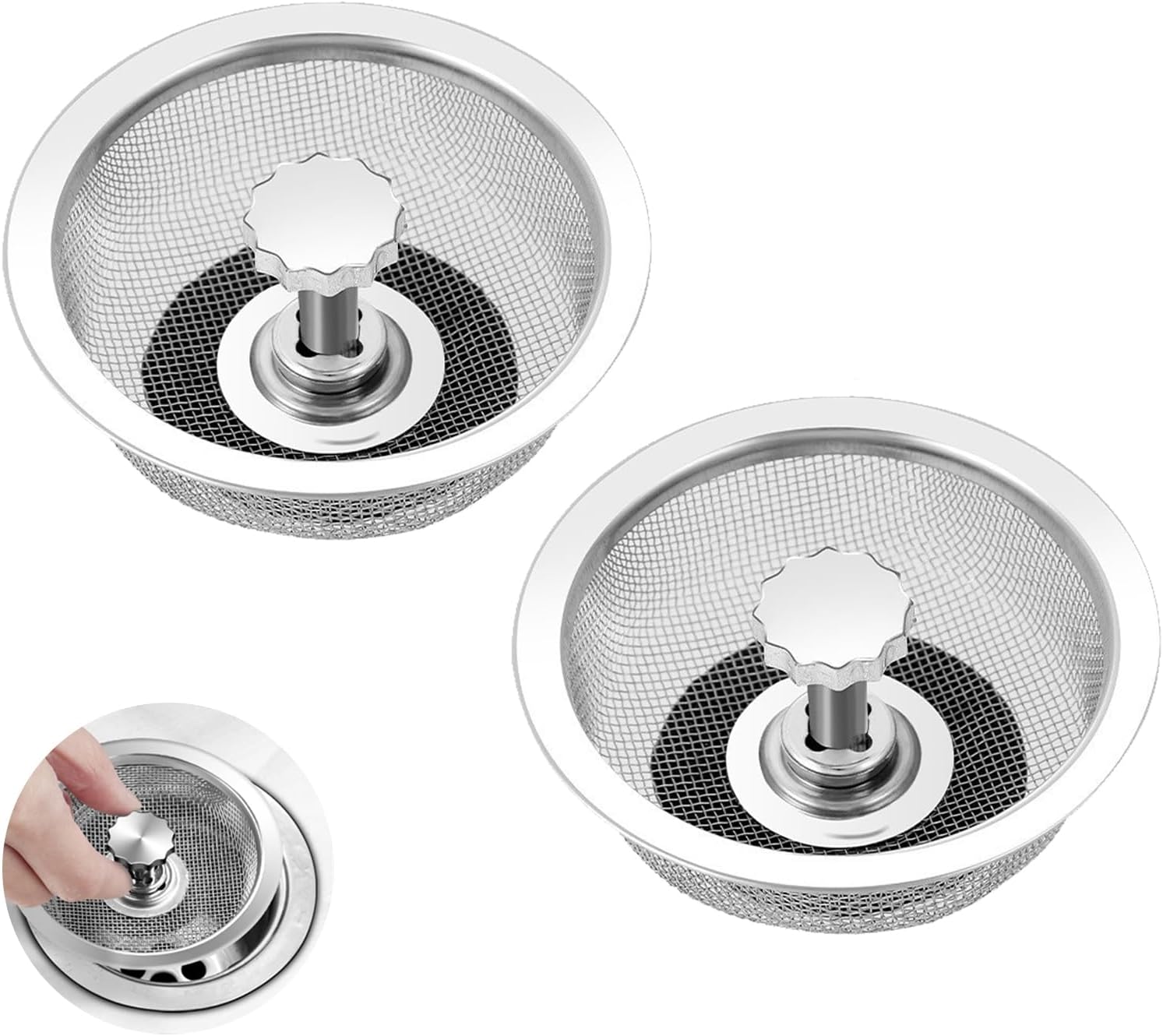 RUIDA panier de vidange d'évier de cuisine 4 pièces panier de vidange