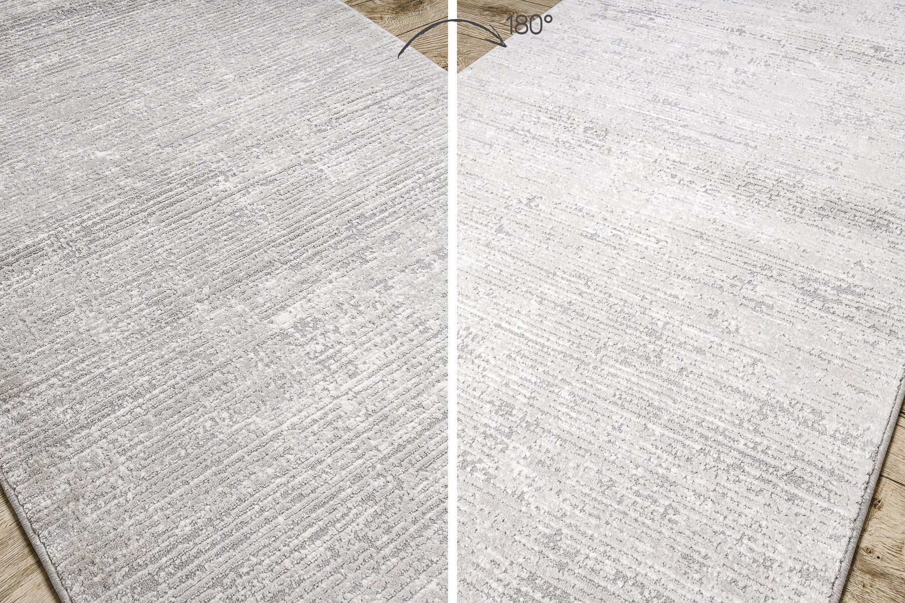 Passatoia TULS 51248 strutturale, melange grigio 100 cm 100x990 cm - 4