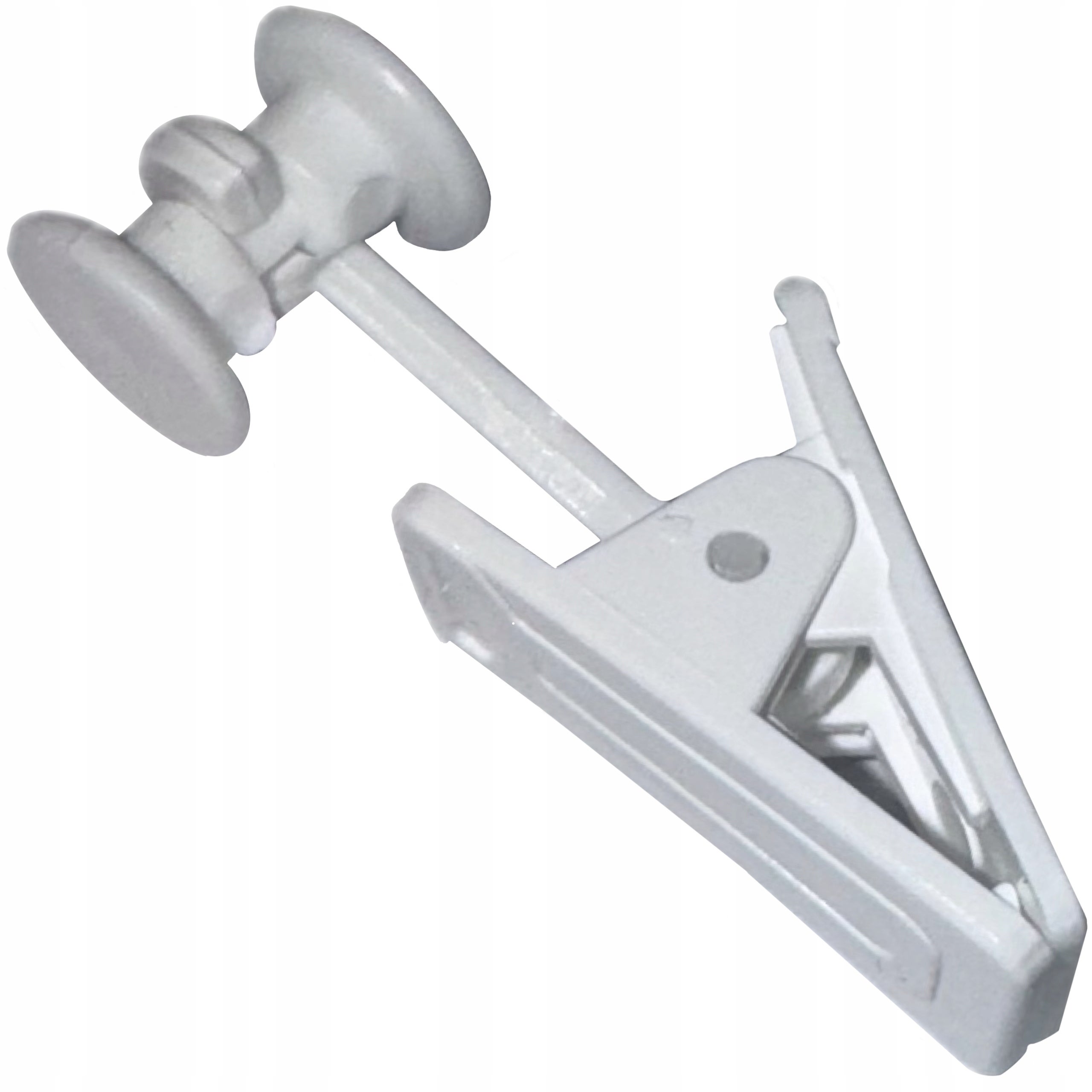 Żabka żabki ruchoma z rolką do U-SZYNY U SZYNY do firanek i karniszy 50szt