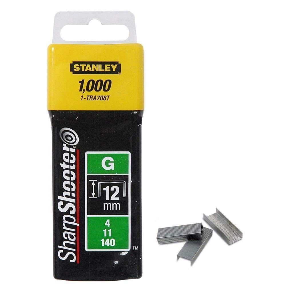 Stanley - Agrafes type G 12 mm 1000 pièces - 1-TRA708T - 2