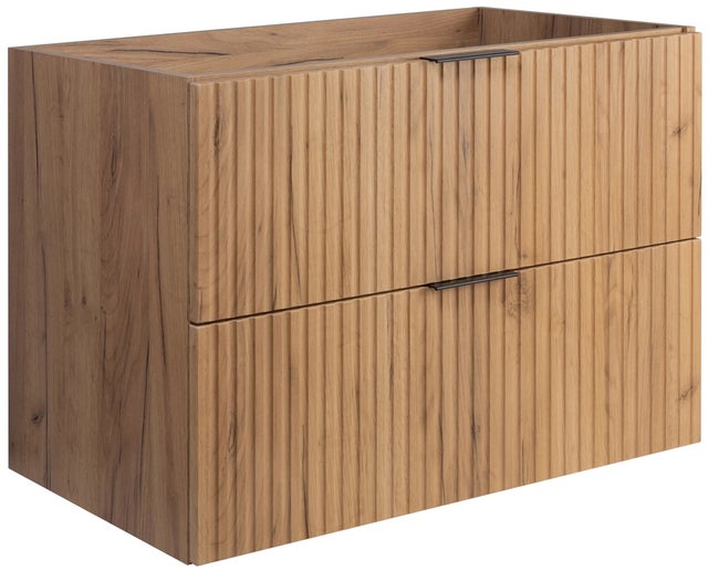 Meuble suspendu sous lavabo FLOW chêne 80 cm