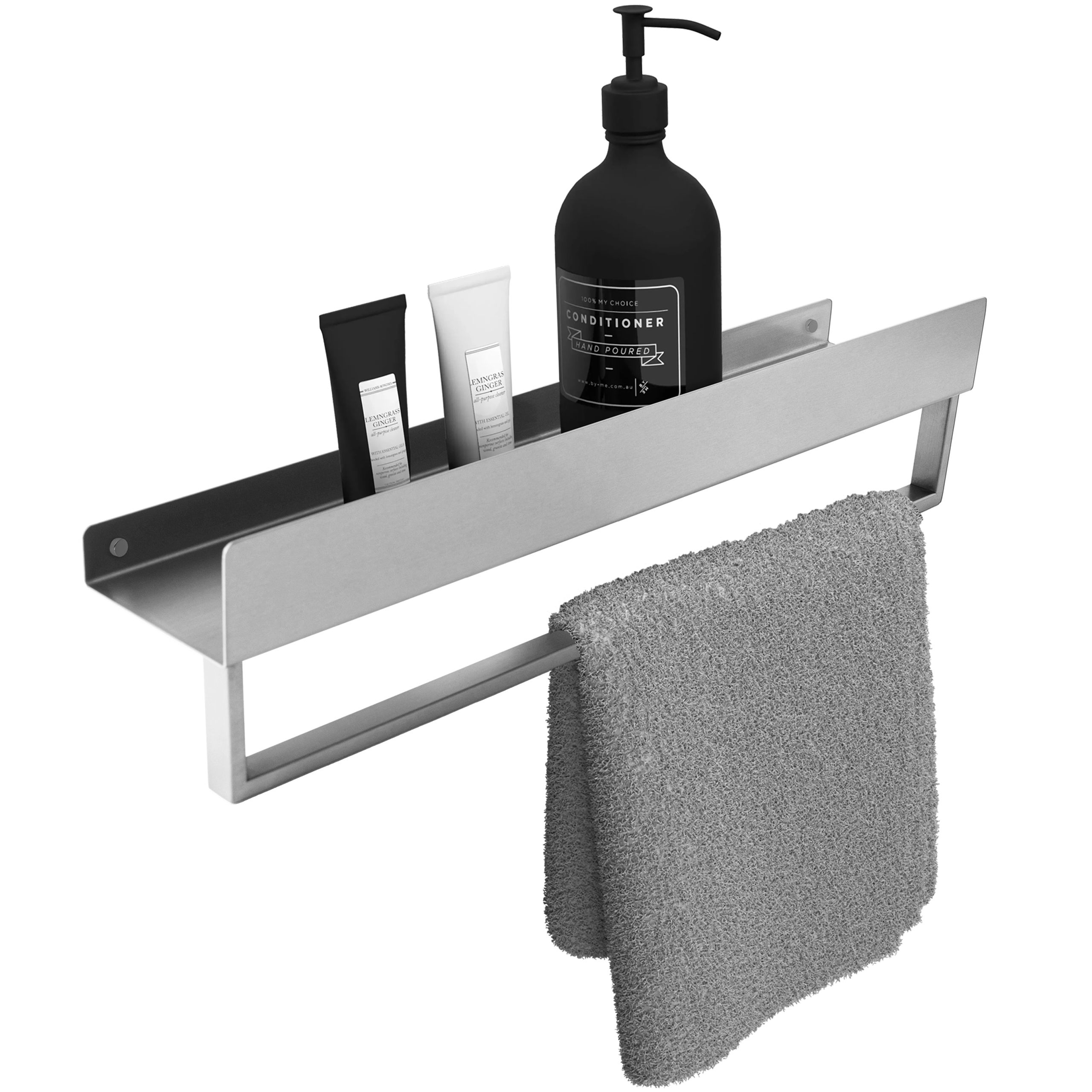 Rea Raft Pentru Baie Sf01 45cm Steel Brush